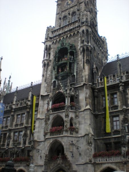 Tower in Munich with creepy dolls that dance around every hour...