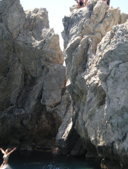 I jumped! And it HURT! (See me at the bottom left)