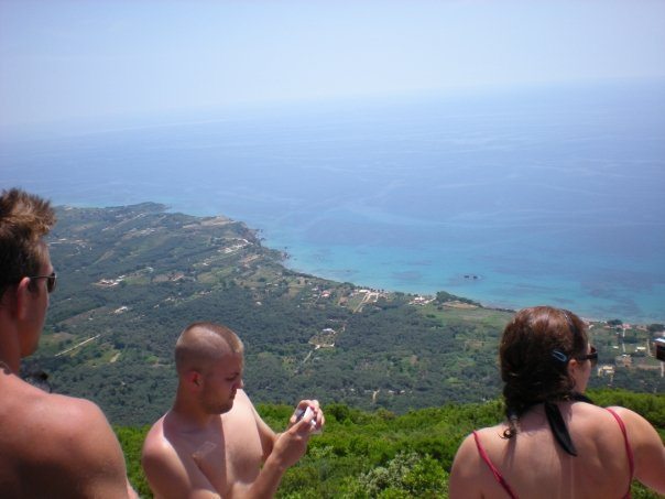 We finally made it to the top of the mountain on the ATV safari