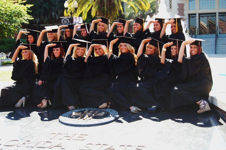 I graduated from FSU with a bachelor of science degree in biology...and an entire new family. 