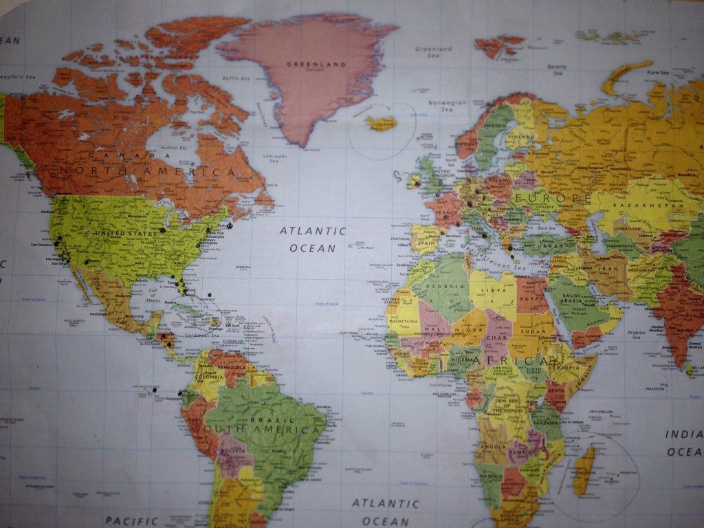 I traveled the world.