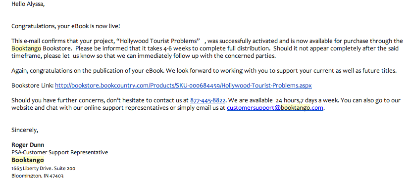 I published my first e-Book. 