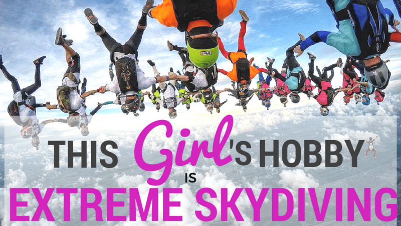 This Girl's Hobby is Extreme Skydiving