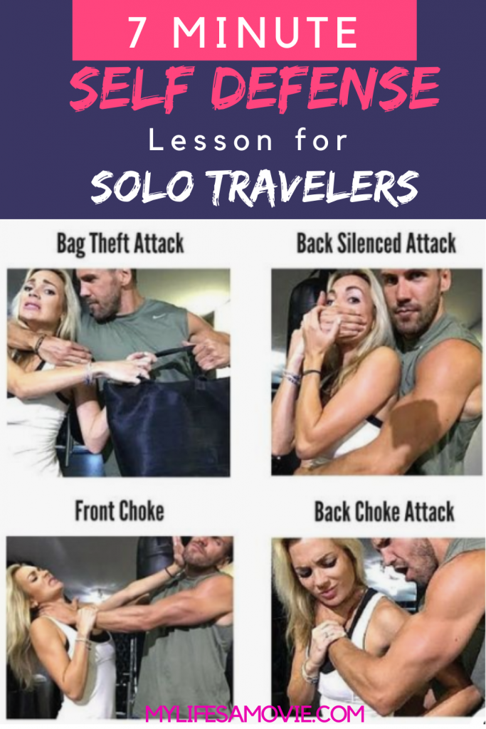 Learn basic self defense techniques in this 7 minute lesson with a self defense instructor! Includes a video tutorial as well as written step-by-step instructions for defending yourself against attackers. Great resource for solo travelers looking to enhance their safety, awareness, and preparedness - coming from an 8 year-solo traveler! #selfdefense #tutorial #solotravel