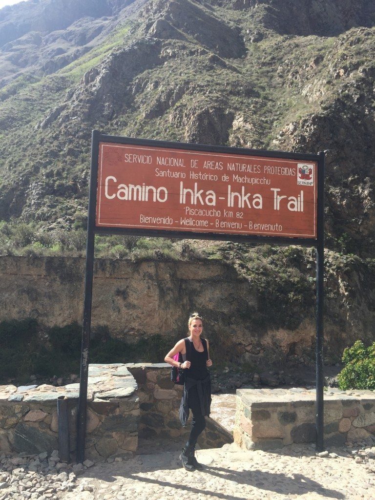 The beginning of the hike!