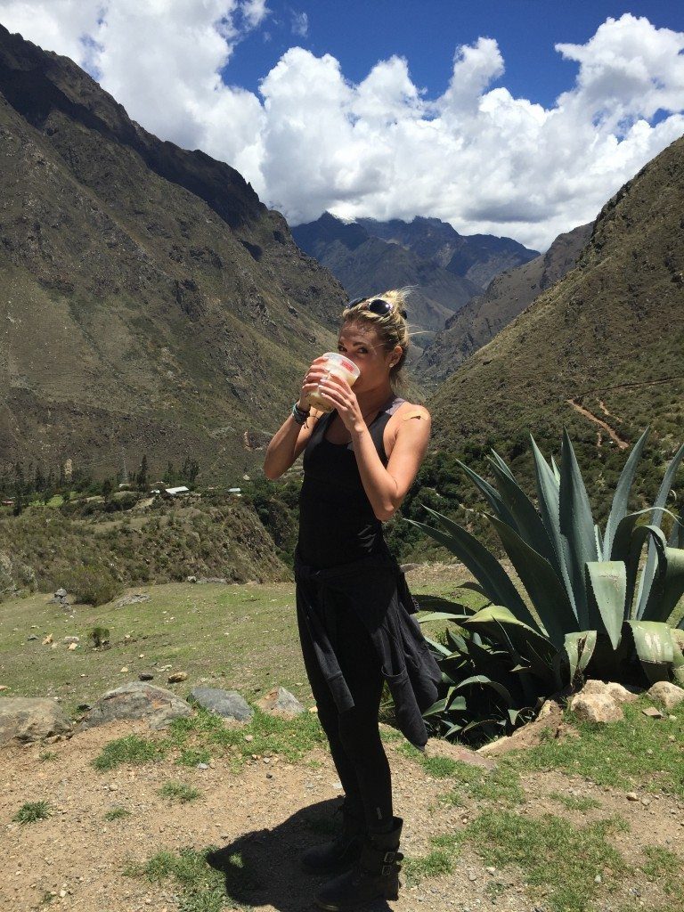 Chicha is definitely made from fermented corn...