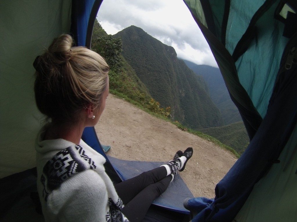 Do I look like I'd sleep in a tent?