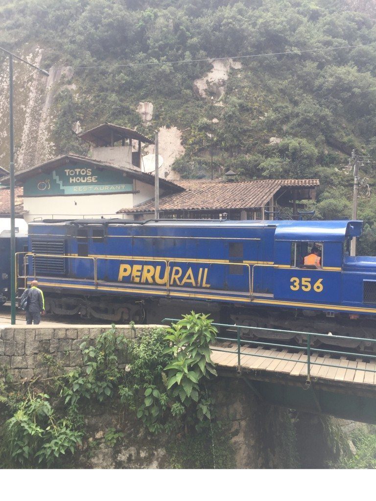 The easy way to Machu Picchu...