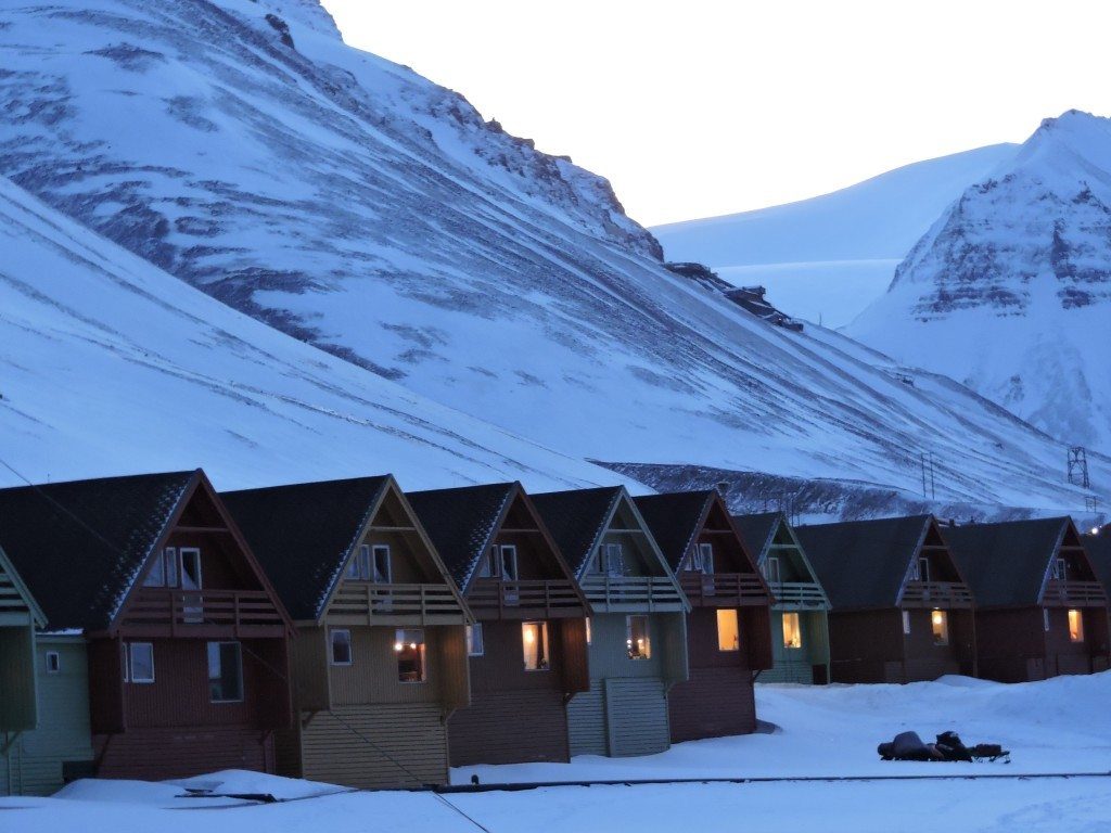 The houses in the main residential area