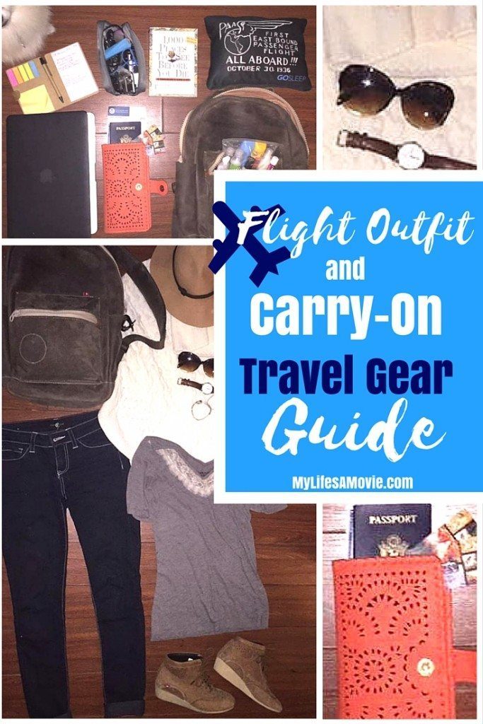 Flight Outfit and Carry on Travel Gear Guide mylifesamovie.com