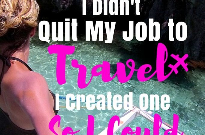 I Didn't Quit my job to travel mylifesamovie.com