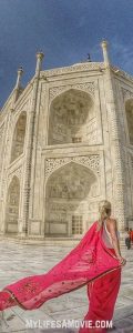 Taj Mahal side MyLifesAMovie.com