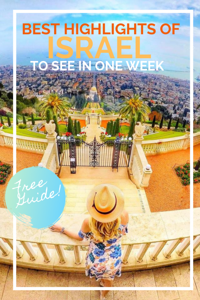 Here's a free guide for the best highlights of Israel to see in one week! If you can, spend longer in Israel because there's definitely a lot to see! Also includes a side trip to the Dead Sea on the Israel side! Israel is also a destination I'd recommend for solo travelers!     #israel #travelguide #traveltips #solotravel