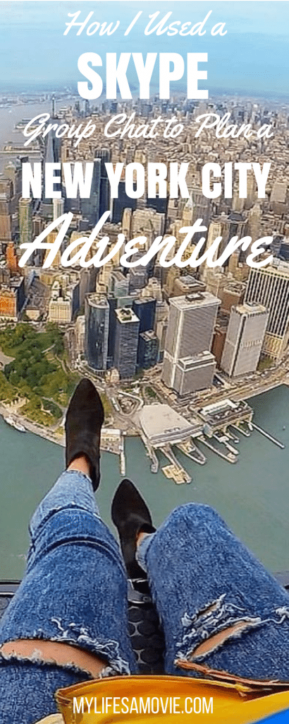 Instead of planning my adventures in New York City myself, I started a group chat on Skype and let everyone decide what I was going to do! I hit up all of the best food spots, went to some secret rooftops, and even did a helicopter tour over the city!