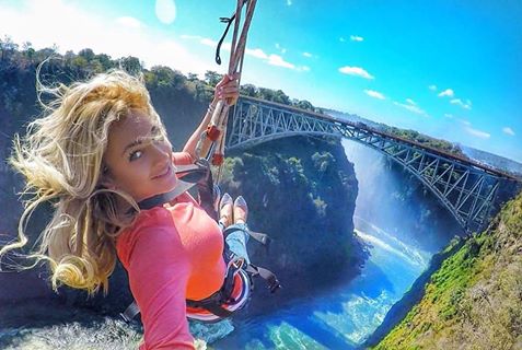 Alyssa Ramos Victoria Falls Zambia mylifesamovie.com