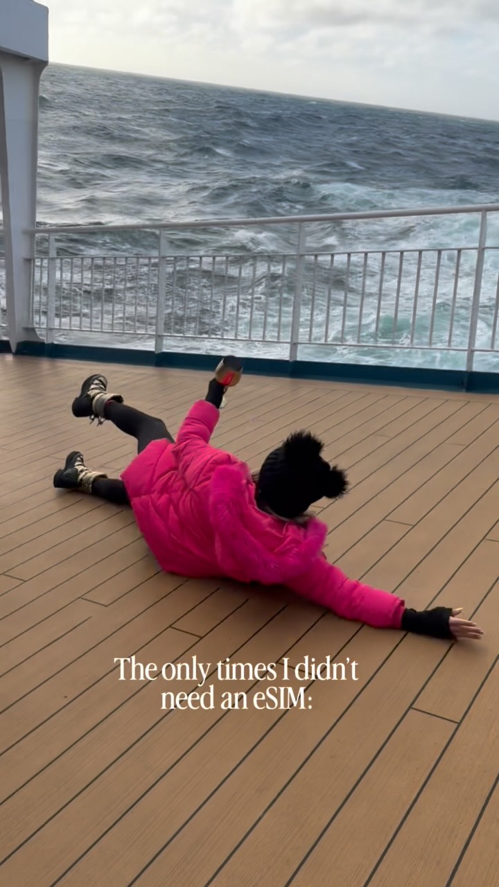 The only times you don’t need an eSIM while traveling are when you literally cannot be holding a phone 😂

For all other times, easily download an eSIM like AloSIM which are really affordable at just a few dollars per day or less versus the typical $10 for international roaming! 

Use “TRAVELMOVIE15” for an extra 15% off!

How do you stay connected abroad?