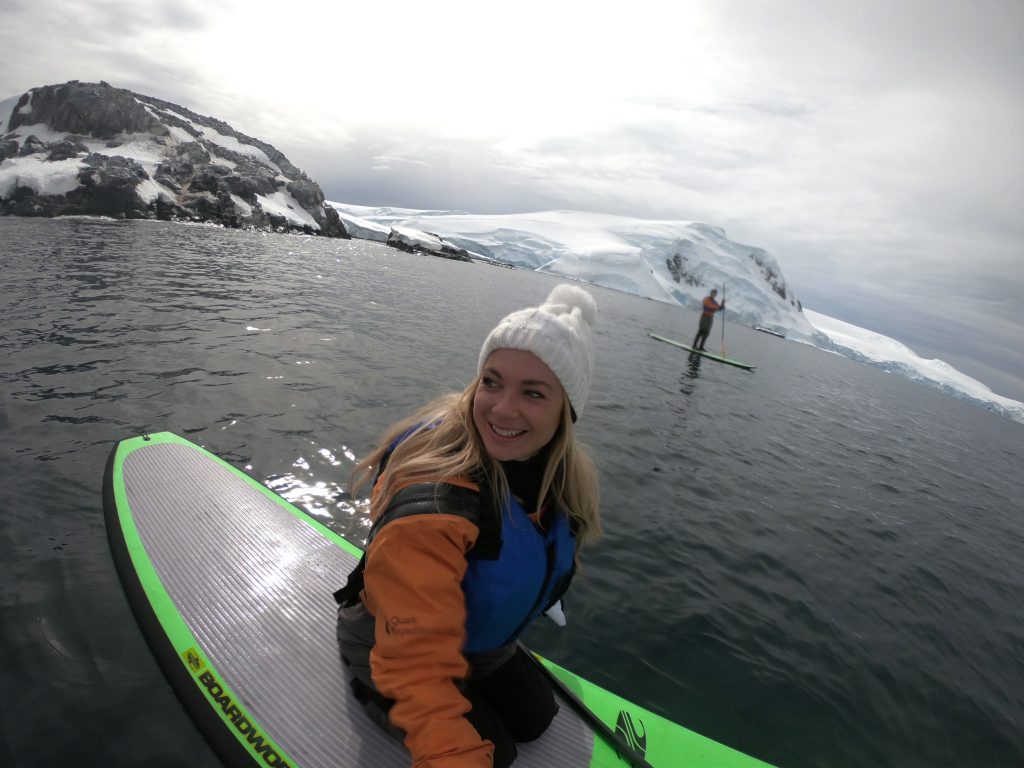 Paddleboard in Antarctica Alyssa Ramos mylifesamovie.com 