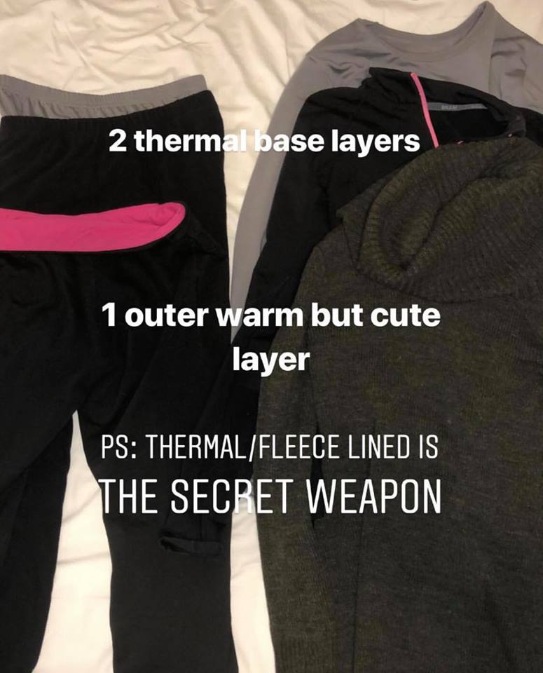 Layering Packing guide mylifesamovie.com base layers