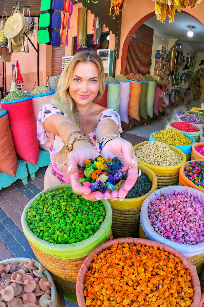 solo female travel photo in morocco