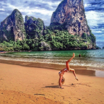 Practice daily stretching to support wellness while traveling