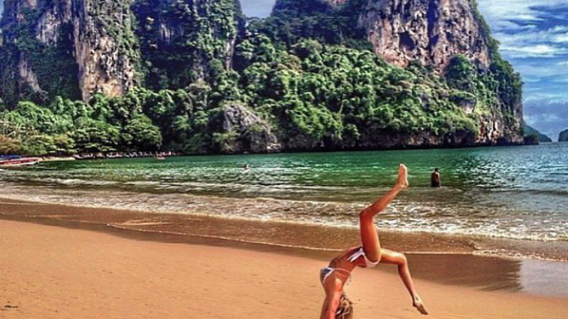 Practice daily stretching to support wellness while traveling