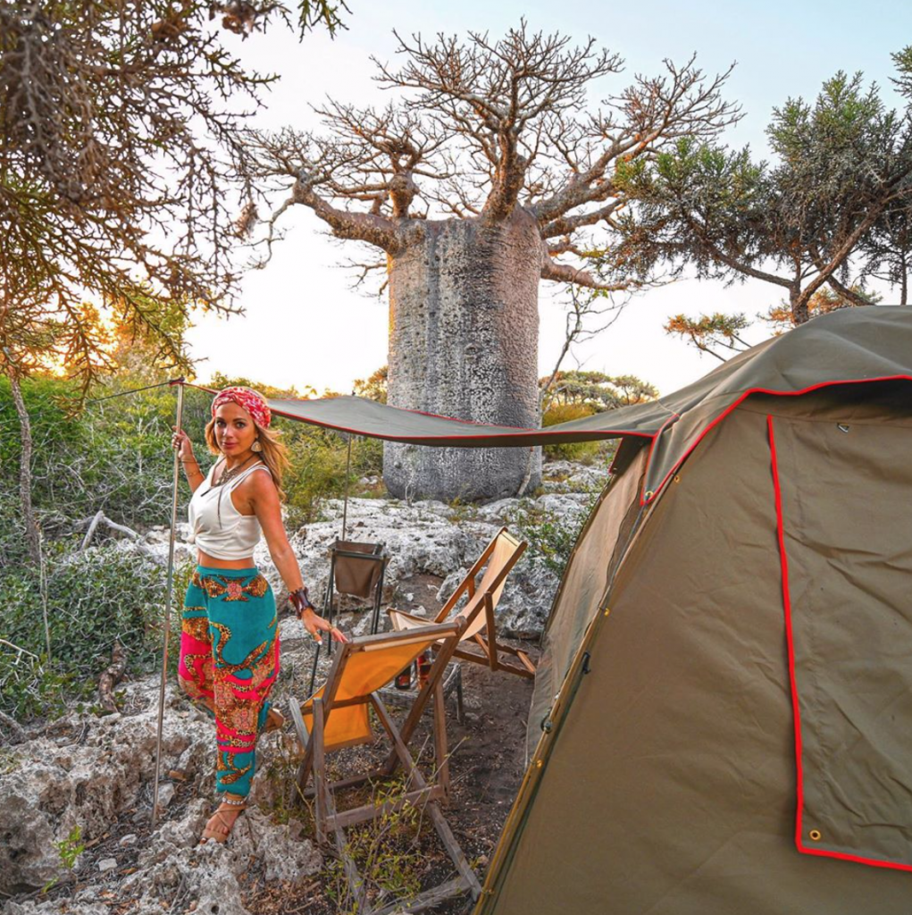 How to have free accomodation while traveling - go camping.