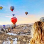hot air balloons in Cappadocia Turkey