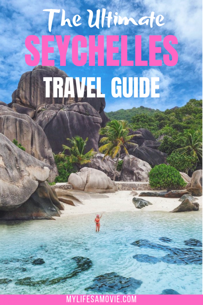 Wondering how to plan a trip to the Seychelles? Here is an extensive, Ultimate Seychelles Travel Guide for Bucketlisters dreaming of seeing those stunning boulder beaches on La Digue, or the famous Coco de Mer "Butt Nuts" on Praslin!   #seychelles #travelguide #ladigue #praslin