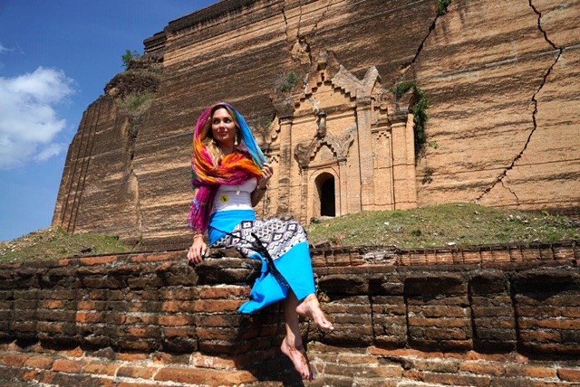 unfinished pagoda mingun mandalay myanmar