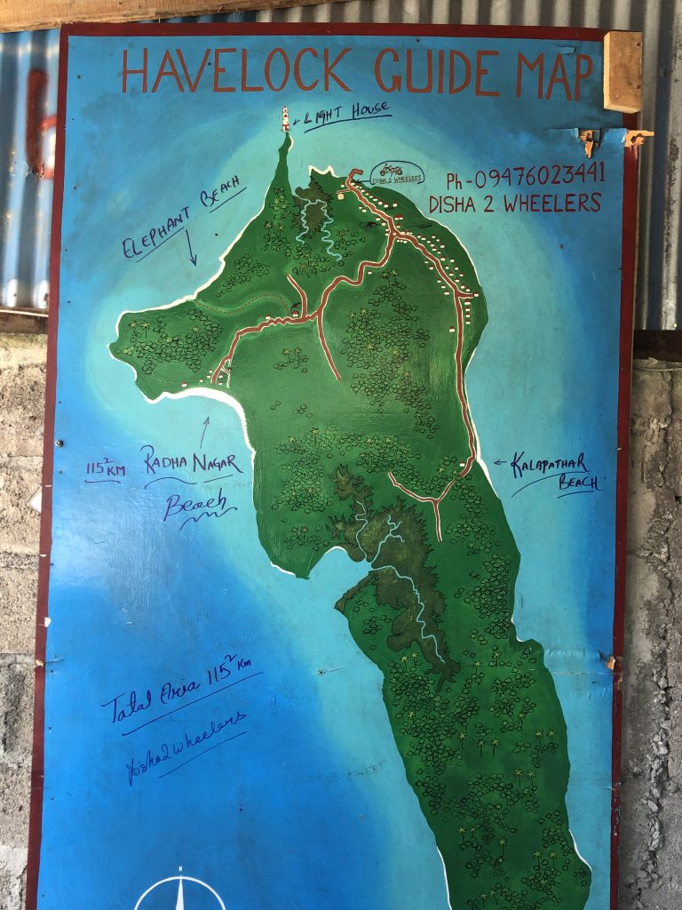 havelock island map