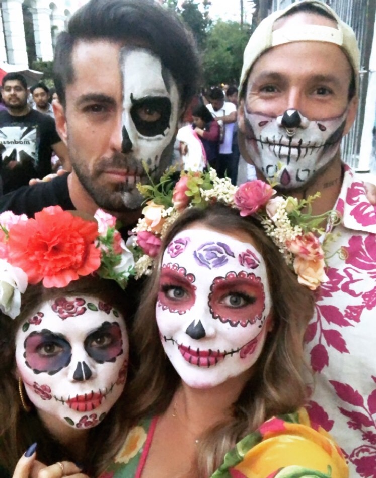 dia de los muertos makeup 