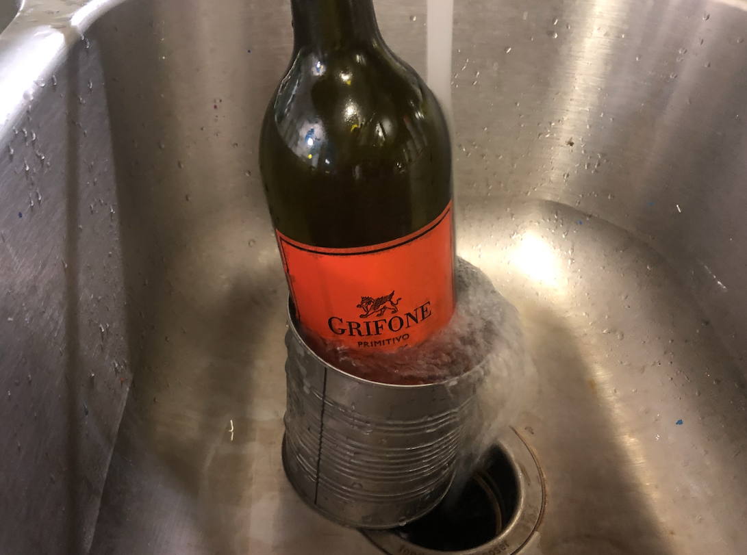 How to cut wine bottles