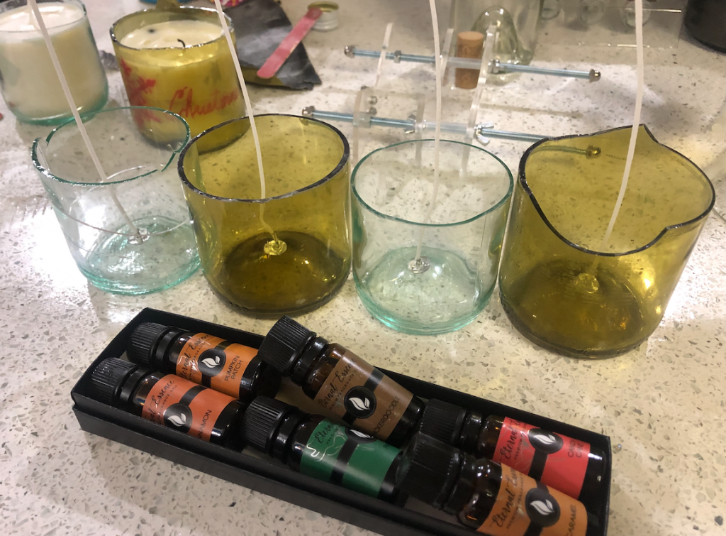 how to make holiday candles