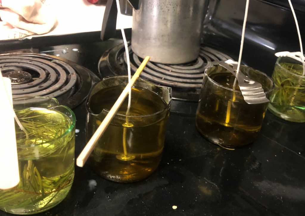 how to make holiday candles