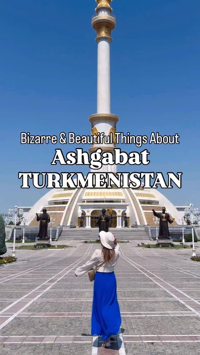Traveling solo in Ashgabat, Turkmenistan, at first was a bit scary (not gunna lie) but omg was it interesting!!

It was like a mixture of strict control yet with loopholes, futuristic architecture yet ancient traditions, and an overall feeling of being on a movie set of Hunger Games mixed with Star Wars based in..Shanghai…but also the middle of a desert. 

Anyway, I’ve written A LOT about it! Two informative posts on my blog, and one narrative on my Yahoo creators profile! And my blog is fixed now so I’ll link all of these on my stories and the Blog highlight on my profile!

Our 2026 “5 Stans” group trip is officially sold out but we will be doing pre-sign up’s for 2027 in January! 💖

Which of these things are most interesting to you? For me at first it was the all white cars,  but then I saw what brides have to wear! And I’m also mildly traumatized from sleeping in those hotels solo!

#solotravel #solofemaletraveler #solofemaletravel #turkmenistan #ashgabat #bucketlist #bucketlisttravel #mylifesatravelmovie