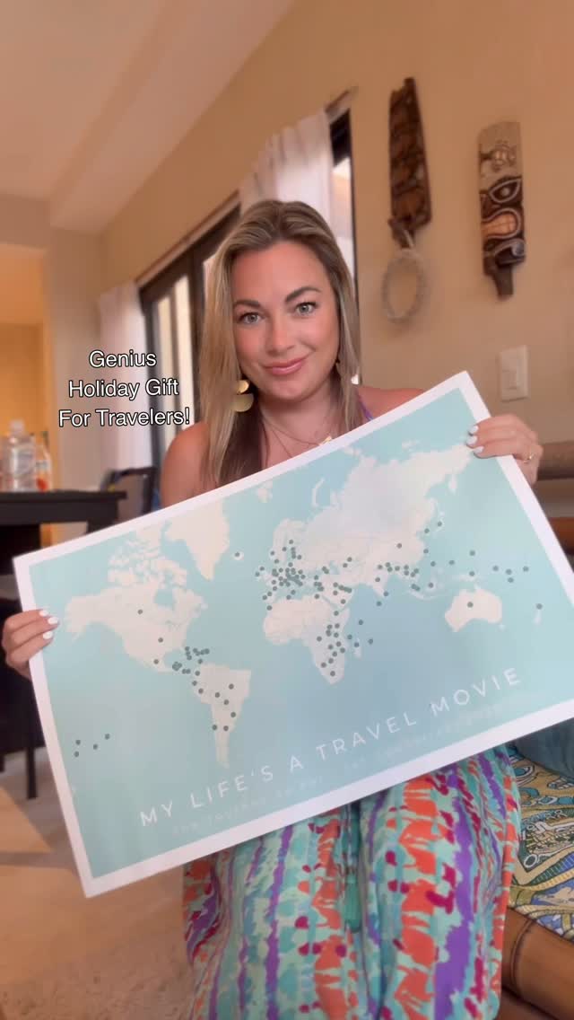 Here’s an amazing gift idea for traveler’s or loved ones you’ve gone on a trip with! A custom map poster of where they’ve been, or a specific route you took, like a roadtrip!!

I made one for my Tulum apartment (color scheme is aqua) with the countries I’ve been to so far that ties together all of the random travel artifacts I have decorating my place!

Then for my mom’s gift, I made a map of our “Luxury and Wine USA Roadtrip”, from when we drove cross country stopping at vineyards in every state (yes they exist in almost every state along that route!)

I also made my mom a map of countries we’ve been to so far, with a double gift being a pin on the place I’m giving her as a gift as well - Svalbard! (Mom I know you’re probably watching this so, act surprised lol)!

These are made by @traveledmap and start at just $30!Order now on their website to get it in time for the holidays! 

Would you like getting this as a holiday gift??

#holidaygifts #holidaygiftsfortravelers #mapgifts #travelgifts #traveltips #traveldecor