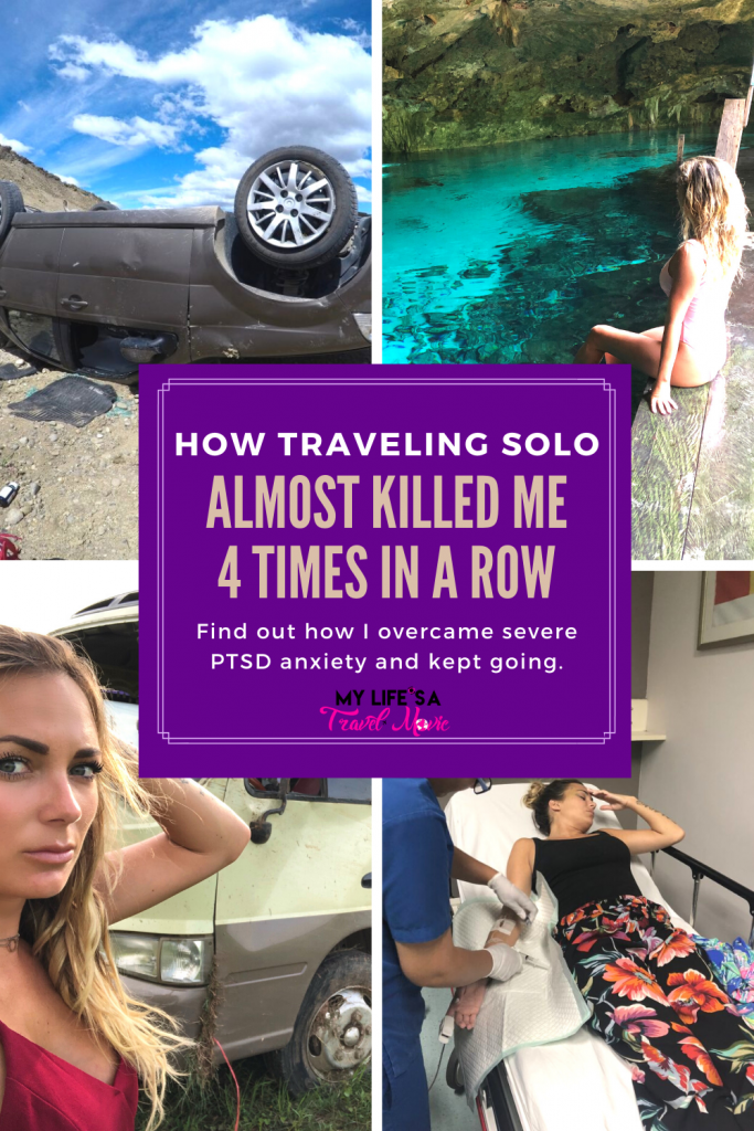 After seven years of traveling solo I suddenly got into four back-to-back, near-death accidents abroad. Here's my story of the trauma, the development of PTSD anxiety, and most importantly, how I overcame it all, and am now fearlessly traveling again!