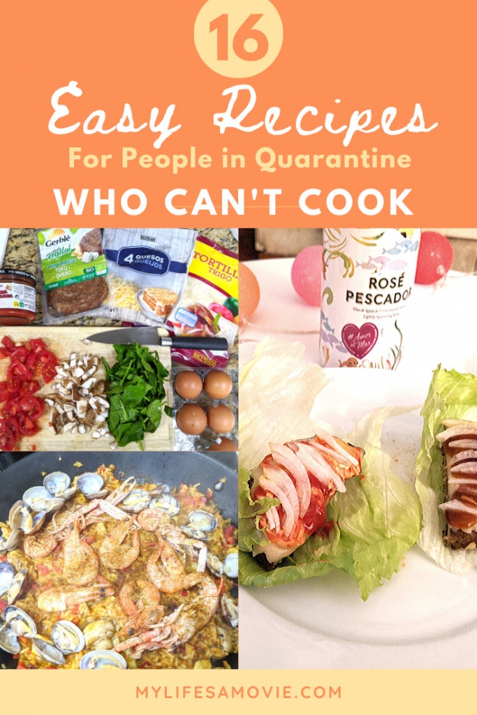 Don't normally cook but stuck at home right now? I'm in the same boat, which is why I posted 16 of my easy recipes for people who don't cook, like me! They're delicious, healthy, and most important of all, EASY! My boyfriend is impressed every time, even though I barely know what I'm doing! Includes easy recipes for: Paella, Home made Ceasar Dressing, Shrimp Stir Fry, BBQ Salmon, Lox Toast, and more!