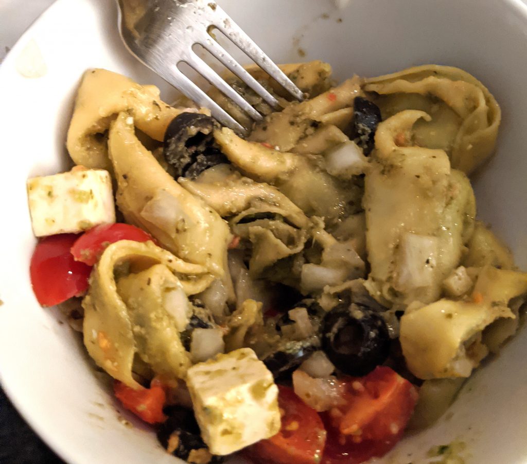 easy recipes pesto tortellini