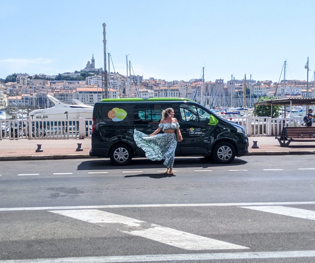 campervan in Nice France