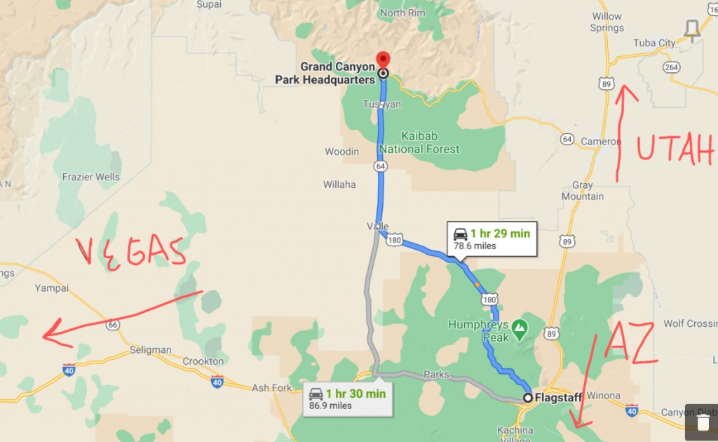 How to get to the Grand Canyon