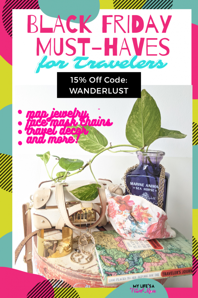 Quirky, must-have holiday gifts for travelers who couldn't travel in 2020! From map themed literally anything, to a purse in the shape of luggage (since you won't be using the actual luggage this year). These holiday gifts for travelers are sure to brighten their day!