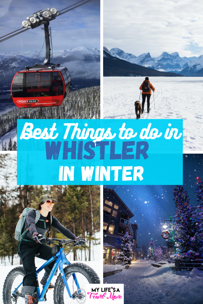 Going to Whistler in winter? Here are some fun things to do in Whistler aside from skiing and snowboarding! There's plenty to see in Whistler in winter, and less people too!

#whistler #canada #nationalparks #wintertravel #solotravel
