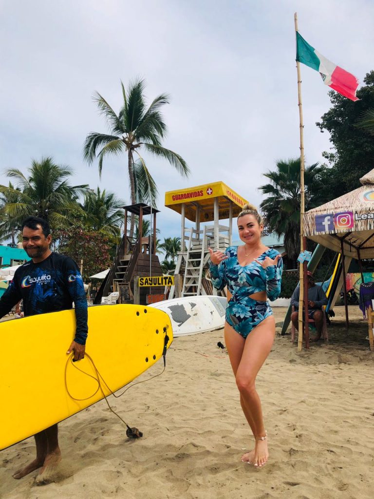 how to learn to surf in sayulita