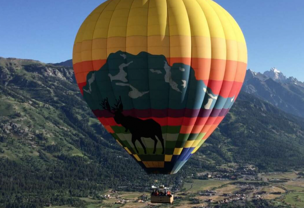 Jackson Hole hot air balloon