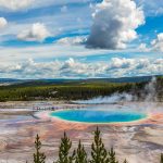 Grand Prismatic Spring best photo spots in yellowstone
