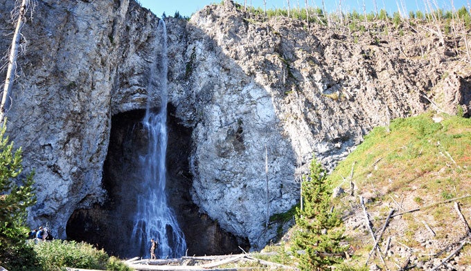 fairy falls yellowstone national park