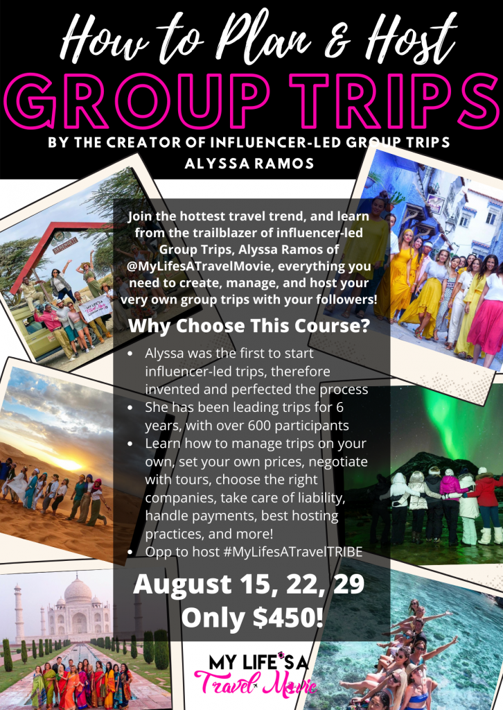 how to plan and host your own group trips