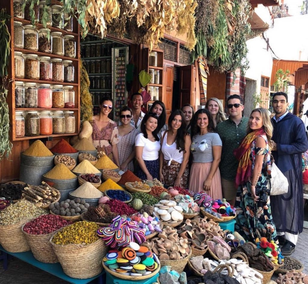 influencer-hosted group trips