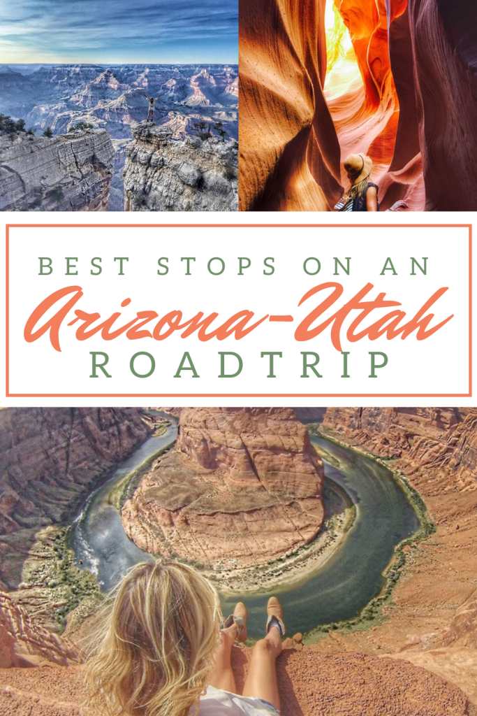 2022 Update for the 10 best stops on an Arizona / Utah roadtrip! Includes Grand Canyon, Horseshoe Bend, Antelope Canyon, secret camping spots on Lake Powell, Bryce Canyon and secret waterfalls, Zion, and current updates for Havasu Falls!